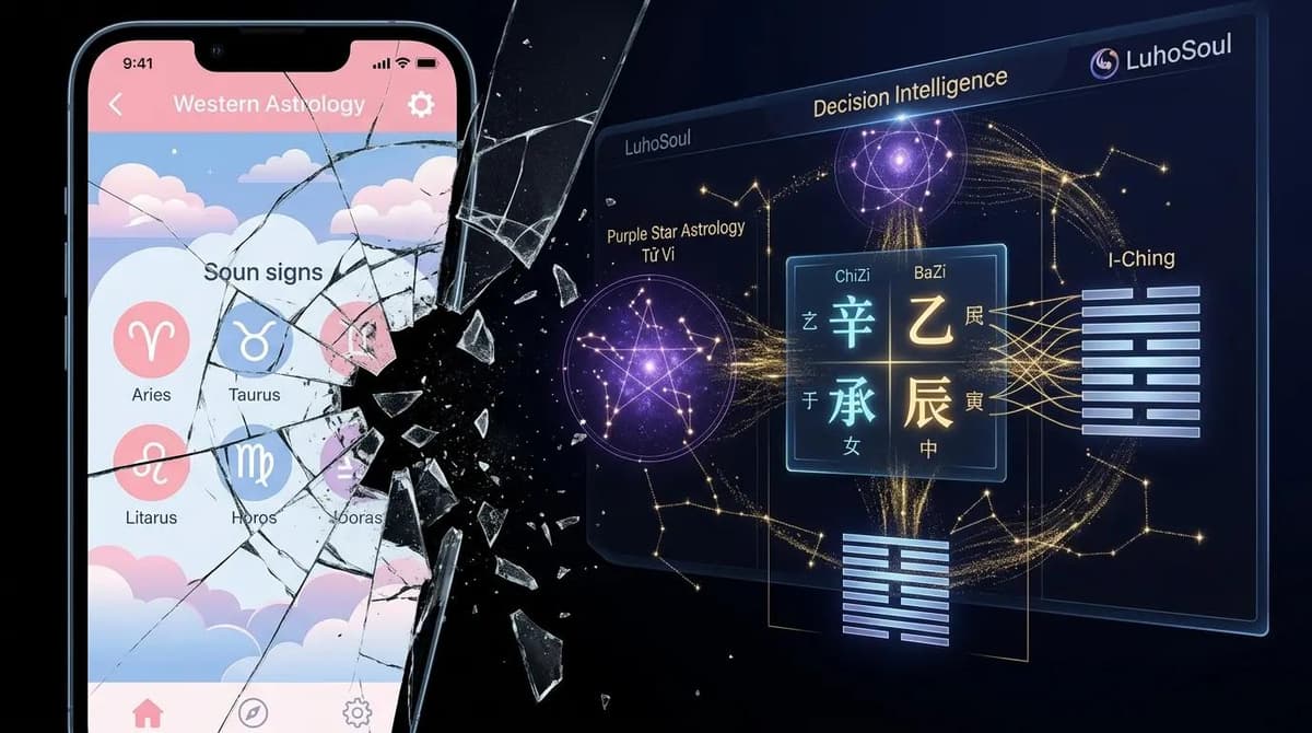 Ảnh bìa cho bài viết Apps Like Co-Star & The Pattern Are Fun. Here’s Why High-Achievers Are Switching to Karmic Astrology.