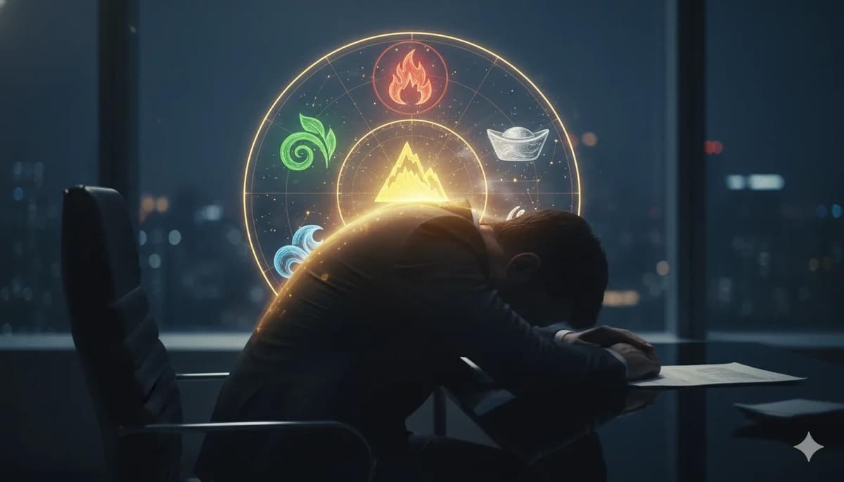 Ảnh bìa cho bài viết The Spiritual Root of Your Career Burnout (And How to Heal It With Karmic Astrology)